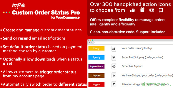 WooCommerce Custom Order Status Pro v2.0.1