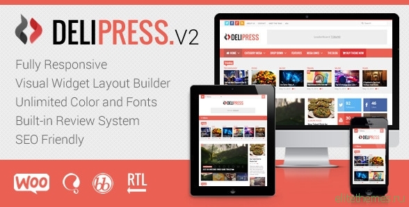 Delipress v2.5.1 - Magazine and Review WordPress Theme