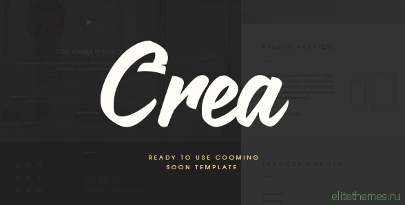 CREA - Coming Soon Template