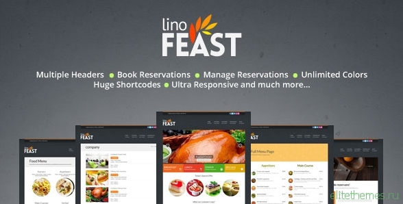 LinoFeast v5.0 - Restaurant Responsive WordPress Theme