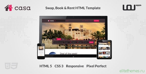 Casa - Swap, Book & Rent HTML Template