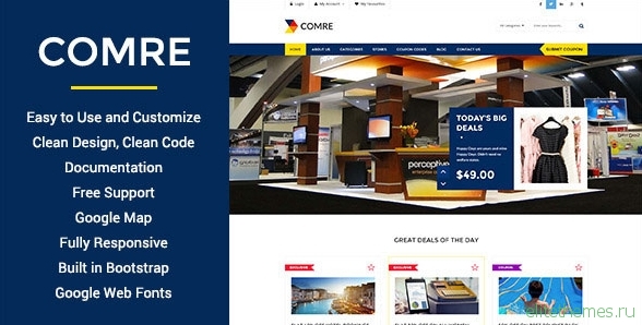 Comre - Coupon & Offers HTML Template
