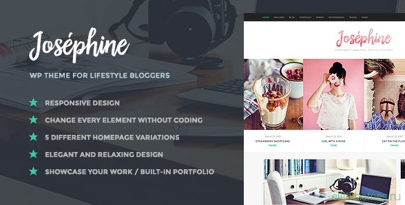 Josephine - WordPress Theme For Lifestyle Bloggers