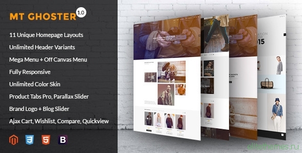 MT Ghoster Creative Responsive Magento Theme
