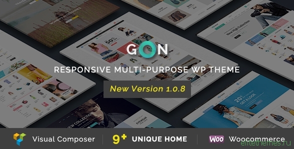 Gon v1.0.8 - Responsive Multi-Purpose WordPress Theme