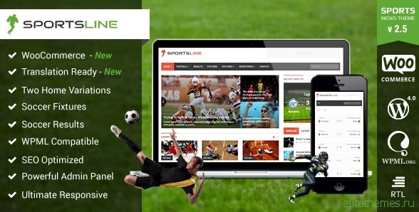 Sportsline v2.6 - Responsive Sports News Theme