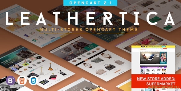 Leather - Premium OpenCart Themes Package