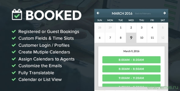 Booked v1.7.3 - Appointment Booking for WordPress