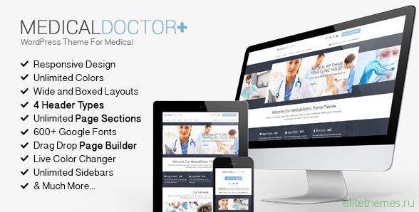 MedicalDoctor v3.0 - Themeforest WordPress Theme For Medical