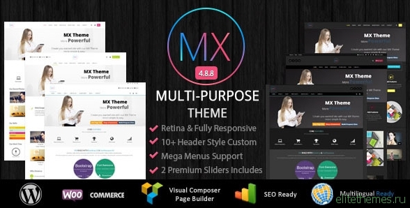 MX v4.8.8 - Responsive Multi-Purpose WordPress Theme