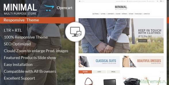 Minimal Multi Purpose - Responsive Opencart Theme
