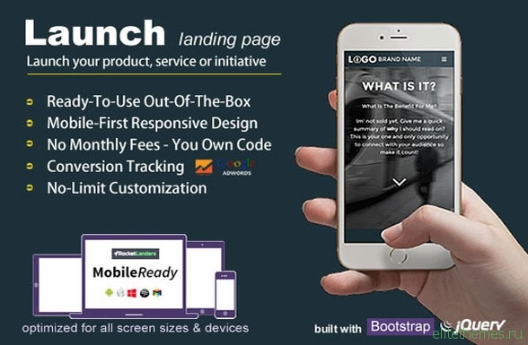 Launch - Creativemarket Landing Page