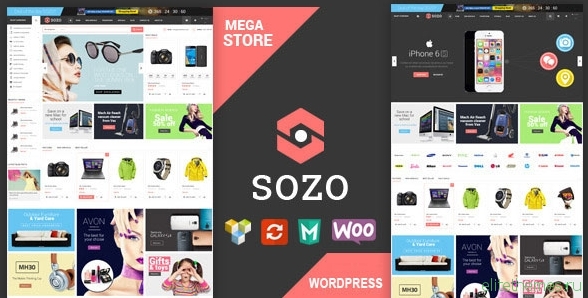 SOZO v1.0 - Full Screen Mega Shop Theme