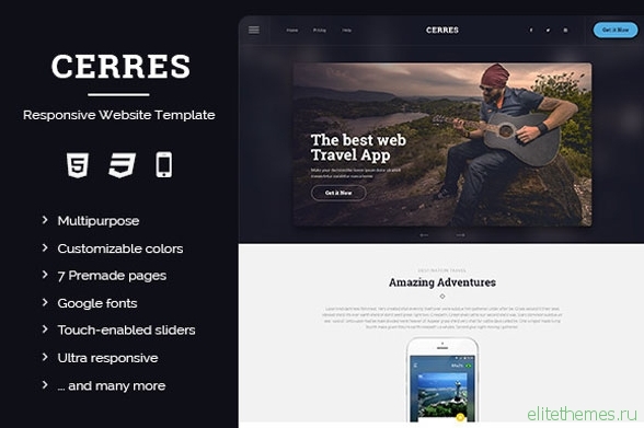 Cerres - Responsive Website Template