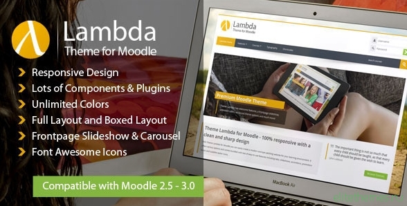 Lambda - Responsive Moodle Theme
