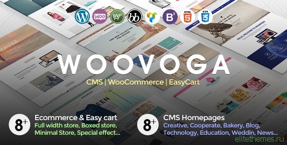 Voga v1.1.1 - Multi-Purpose WooCommerce EasyCart WP Theme