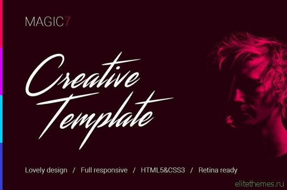 Magic7 – Creative HTML Template