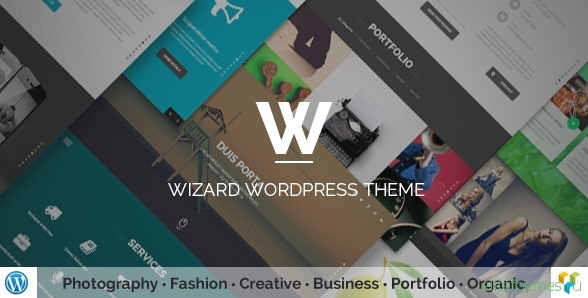 Wizard v1.8.5 - Fullpage Portfolio WordPress Theme