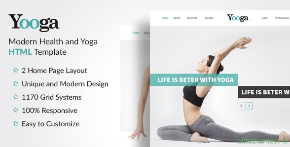 Yooga - Modern Health and Yoga HTML Template