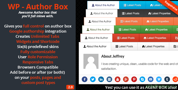 WP – Author Box v2.0.7