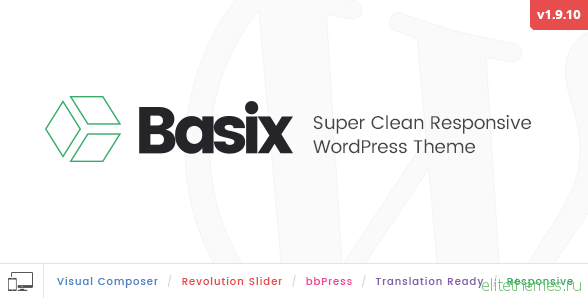 Basix v1.9.10 - Responsive WordPress Theme
