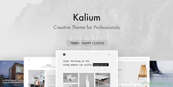 Kalium v1.9 - Creative Theme for Professionals