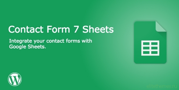 Contact Form 7 - Google Excel Sheets Extension