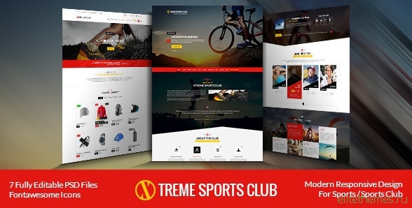 Xtreme Sports Club - HTML Template