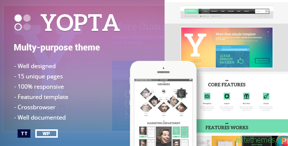 Yopta v1.3 - Multi-Purpose WordPress Theme