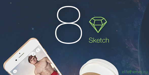 8 Color - Sketch Mobile UI Kit
