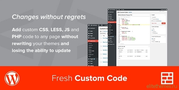 Fresh Custom Code v1.3.2 - WordPress Plugin