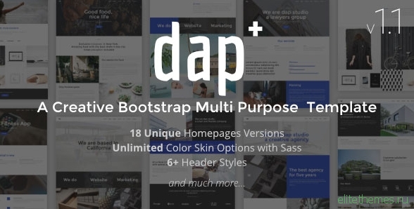 Dap v1.1 - Creative MultiPurpose HTML Template