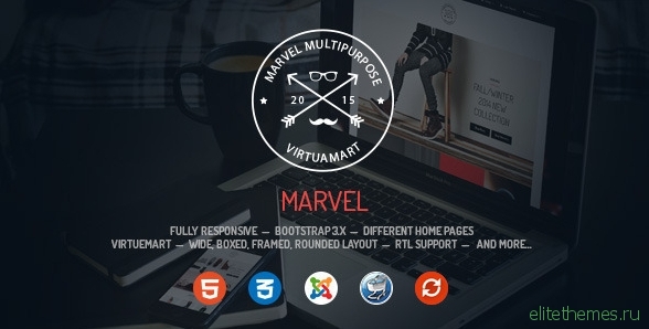 Marvel - Responsive Multipurpose VirtueMart Template