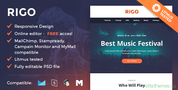 Rigo - Responsive Email and Newsletter Template