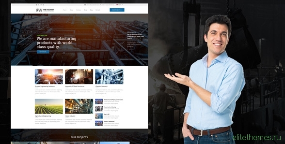 Manufacturing v1.1 - Factory & Industrial Business Theme