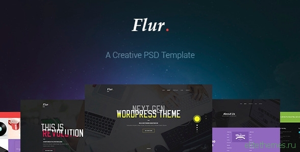 Flur - Creative PSD Template