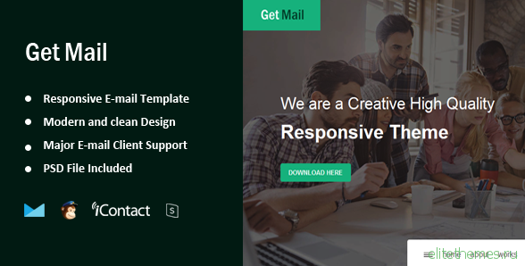 Get Mail - Responsive E-mail Template + Online Access