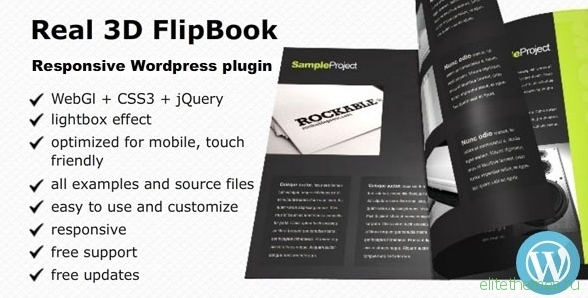 Real 3D FlipBook v2.22 - WordPress Plugin
