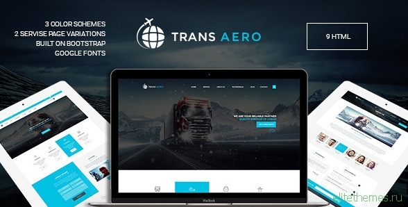 TransAero - Transport & Logistics HTML Template