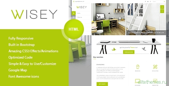 Wisey - High Performance HTML5 Template