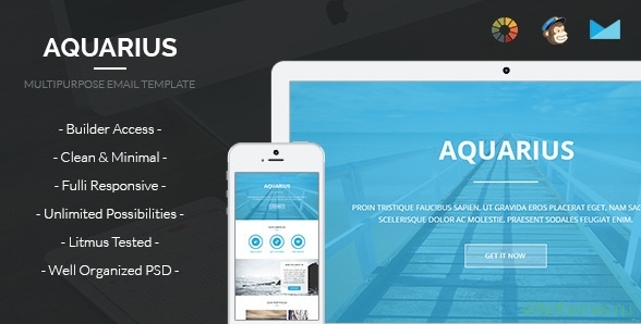 Aquarius - Email Template + Builder Access