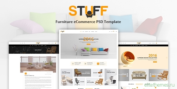 Stuff - Furniture eCommerce PSD Template