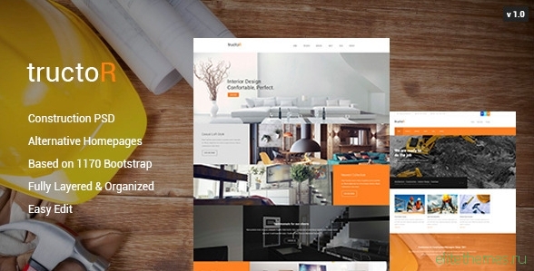 Tructor - Construction PSD Template