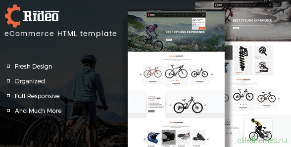 Rideo - eCommerce HTML Template