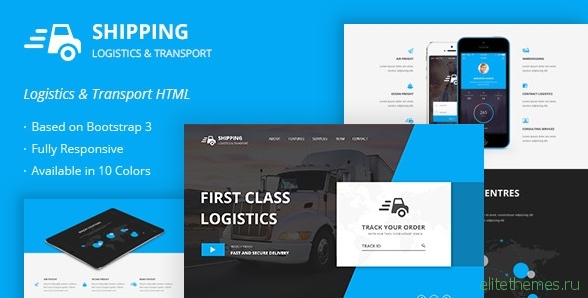 Shipping v2.0.0 - Logistics & Transport HTML Template