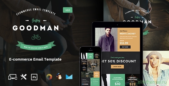 JG - E-commerce Email Template + Builder Access