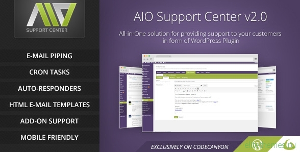 AIO Support Center v2.1.9 - WordPress Ticketing System
