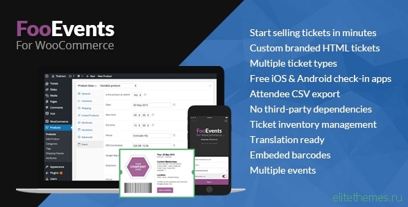 FooEvents for WooCommerce v1.2.11
