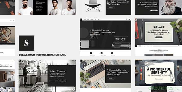 Solace - Highly Flexible Component Based HTML5 Template