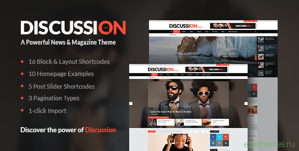 Discussion v1.4 – A Powerful News & Magazine Theme